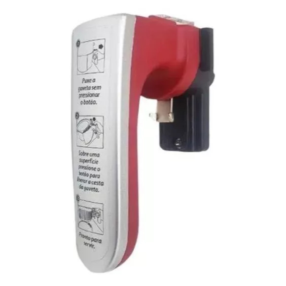 Cabo Puxador Alça para AirFryer Mondial AF-33 AF-34 Vermelho Original