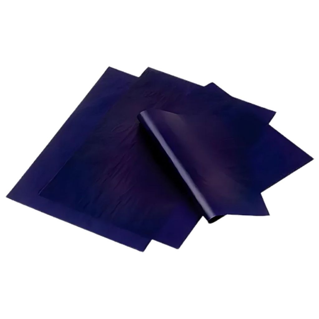 100 Papel Carbono Papel Copia Folha Azul 100 Folhas 21x31cm Papel Copiador Receita em Oferta na Shopee