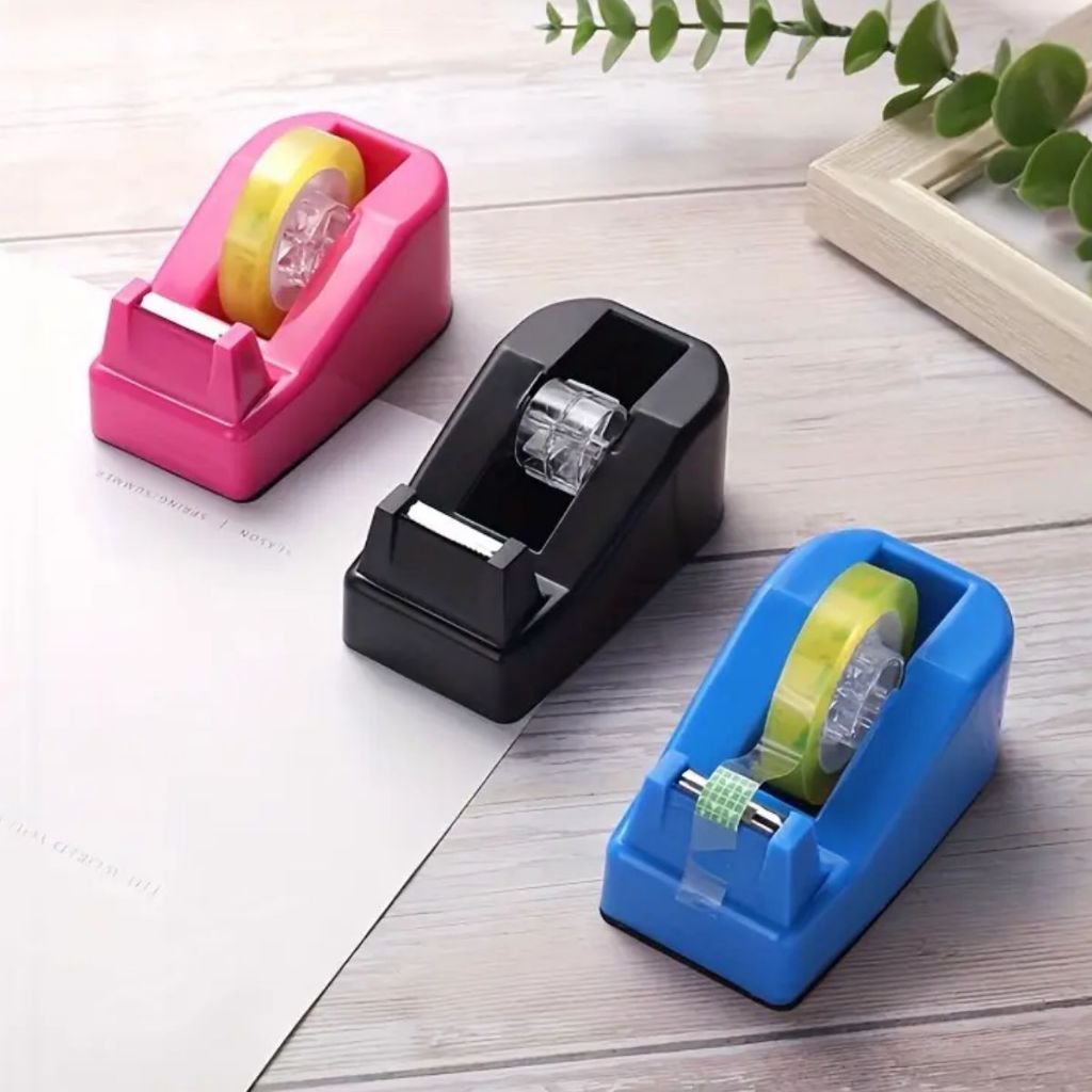 Suporte de Fita Adesiva para Mesa Escritório Suporte para Fita Adesiva Preto Dispenser de Fita em Oferta na Shopee