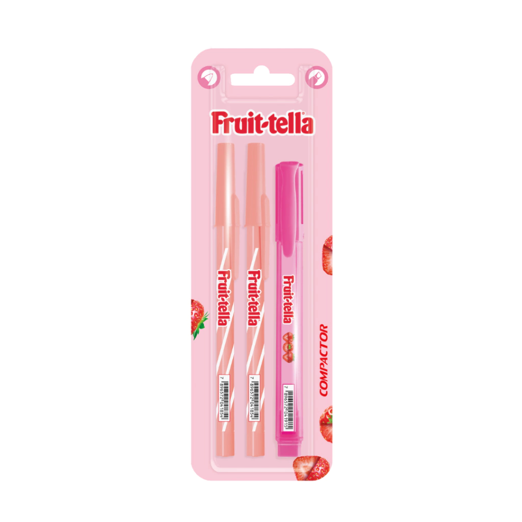 Conjunto Fruit-tella - Esferográfica 07 Pop & Marca-TextoDestaq Com Cheirinho - Compactor em Oferta na Shopee