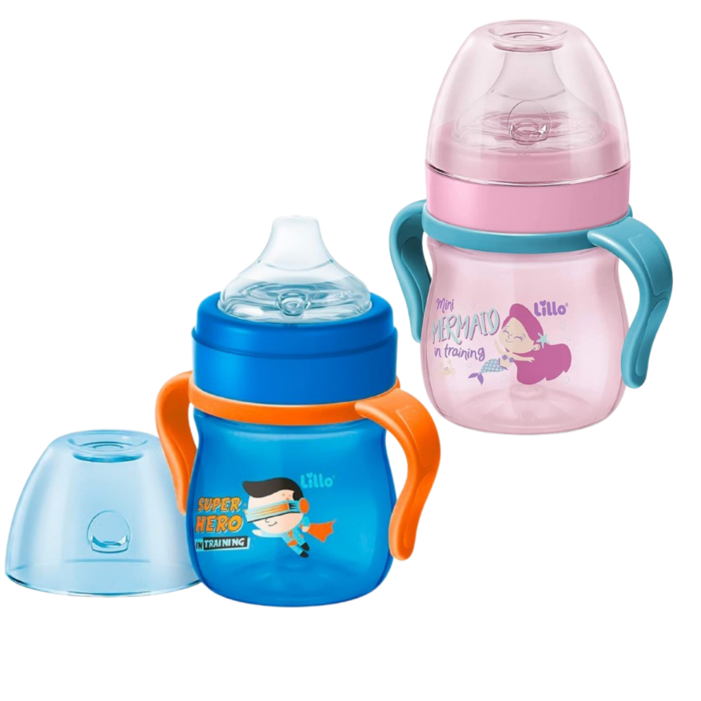 Copo de Treinamento com Alças Lillo Evolution Antivazamento 150mL Bebedor em Silicone Macio +6 Meses em Oferta na Shopee