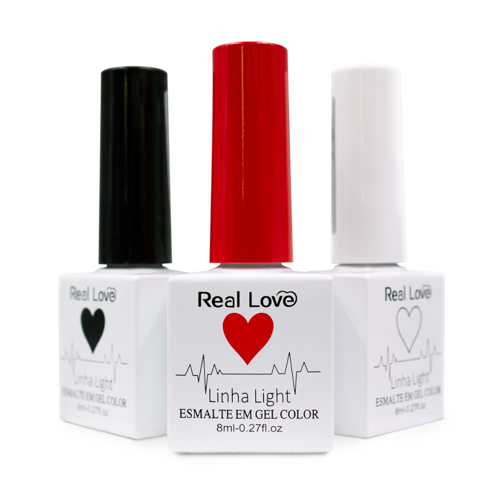 Esmalte em Gel Color UV/LED - Linha Light - 8ml - Real Love em Oferta na Shopee