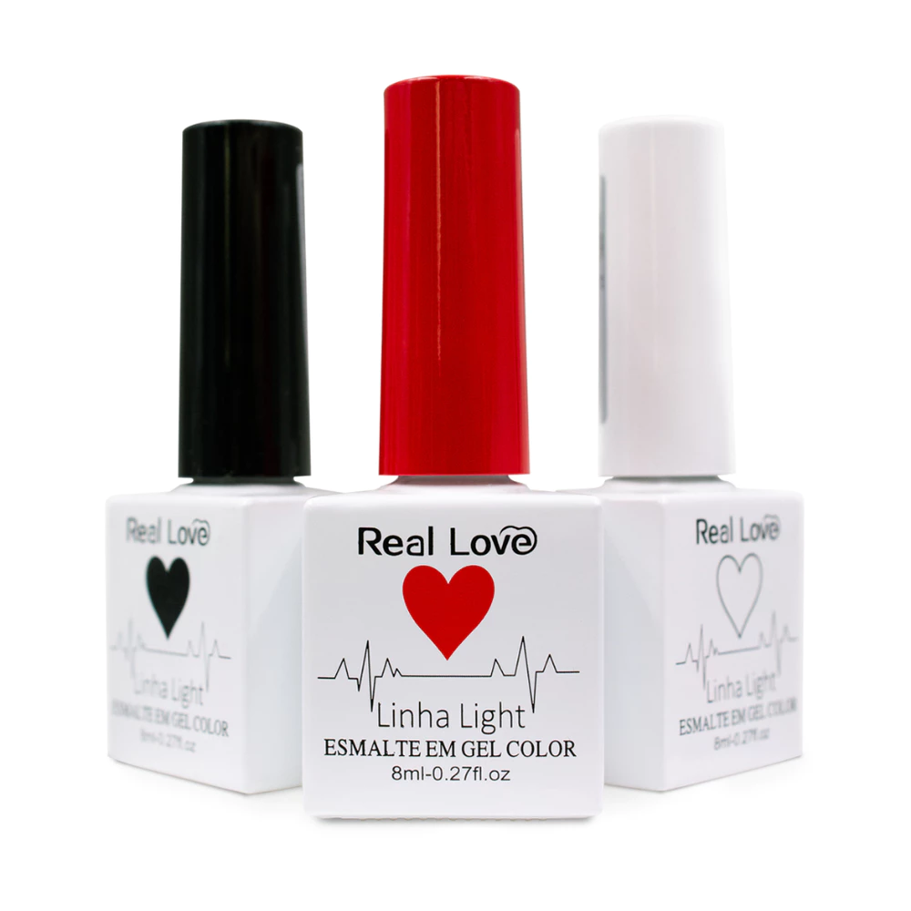 Esmalte em Gel Color UV/LED - Linha Light - 8ml - Real Love