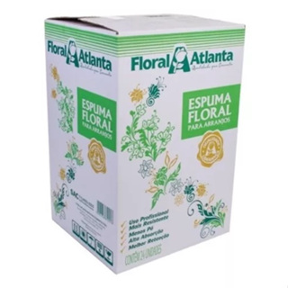 Tijolos de Espuma Floral (1a linha) para Arranjo de Flores e Decorações, Floral Atlanta - Cx c/24 Unid. em Oferta na Shopee