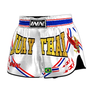 Short Muay Thai Champion Fighter Garuda White Unissex em Oferta na Shopee