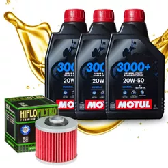 Troca de Óleo Xt 600 Teneré / Xt 660 Motul 3000+ 20w50 + Filtro Hiflo