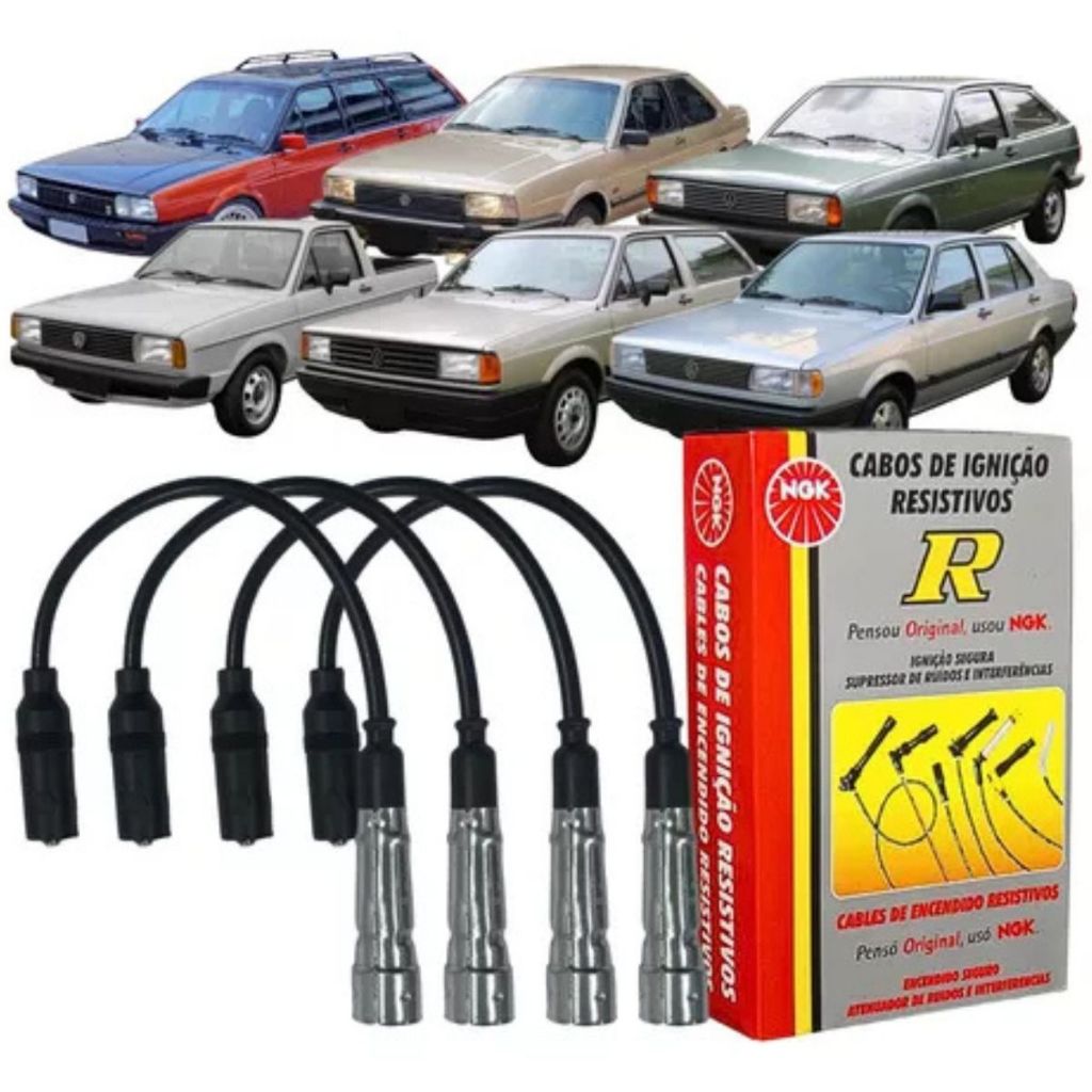 Cabo Vela Ignição Ngk Vw Gol Quadrado Voyage Parati Saveiro