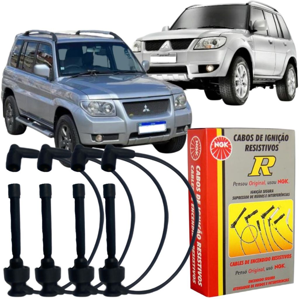 Jogo Cabo Vela Ngk Mitsubishi Pajero Tr4 2.0 16v Flex