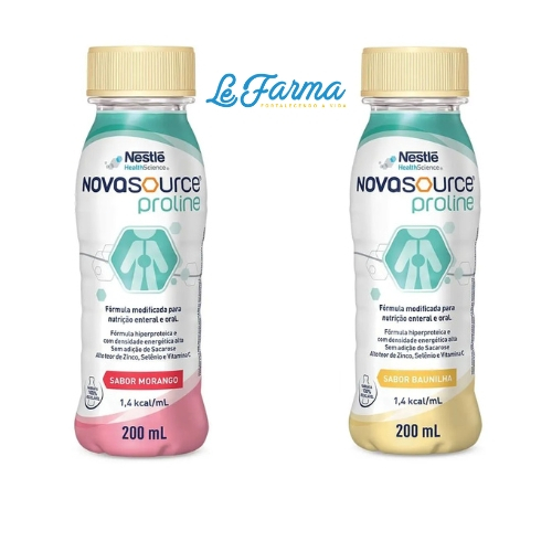 KIT COM 10 NOVASOURCE PROLINE SABORES 200ML - NESTLÉ