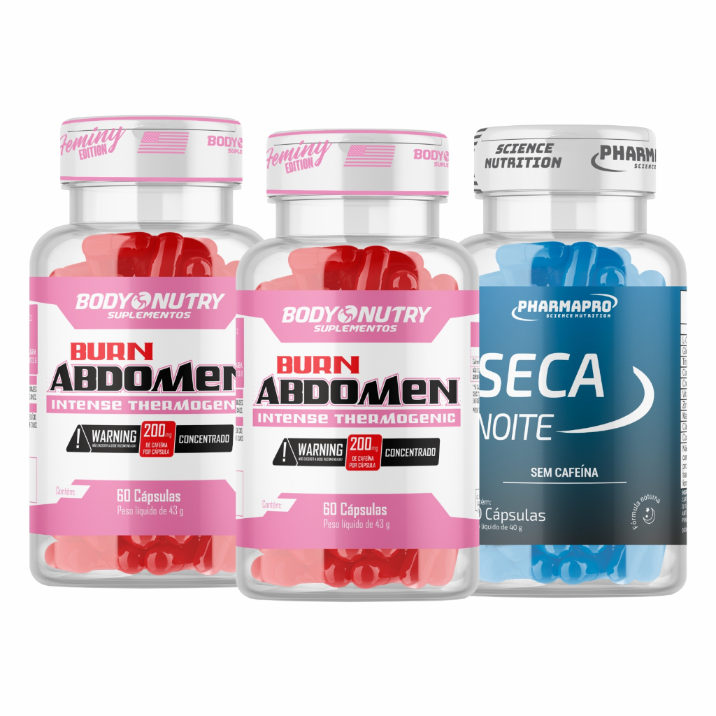 Kit Termogenico + Termogenico sem Cafeina (A Base de Vitaminas e Minerais)