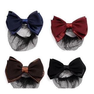 Presilha Laço Redinha Para Cabelo Coque kit de 12 unidades em Oferta na Shopee