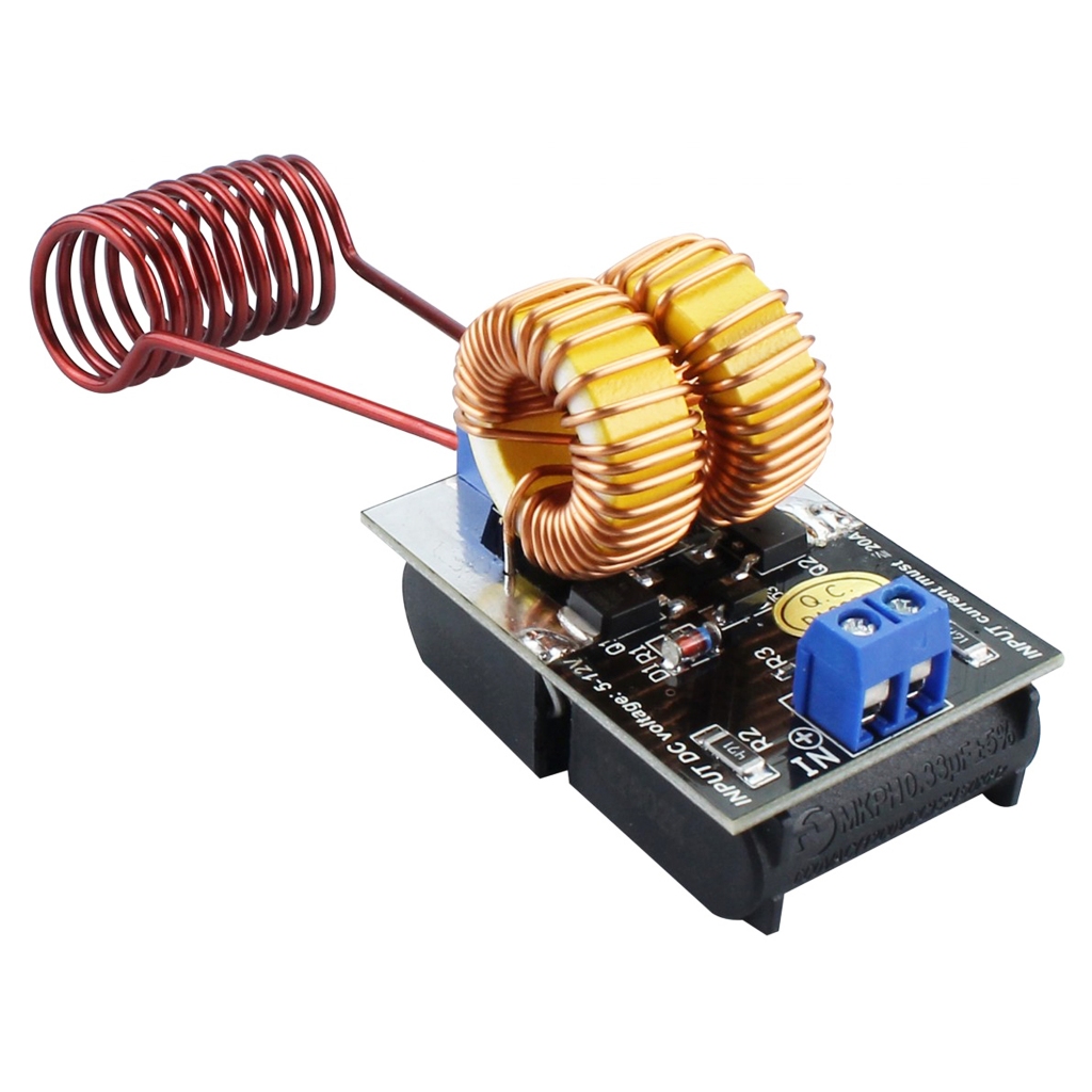 Módulo ZVS de Aquecimento por Indução 5-12V + bobina Indutor