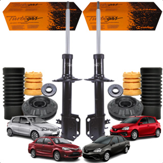 Kit Amortecedor Dianteiro Cofap Toyota Etios 1.3 2015 2016 2017 em Oferta na Shopee