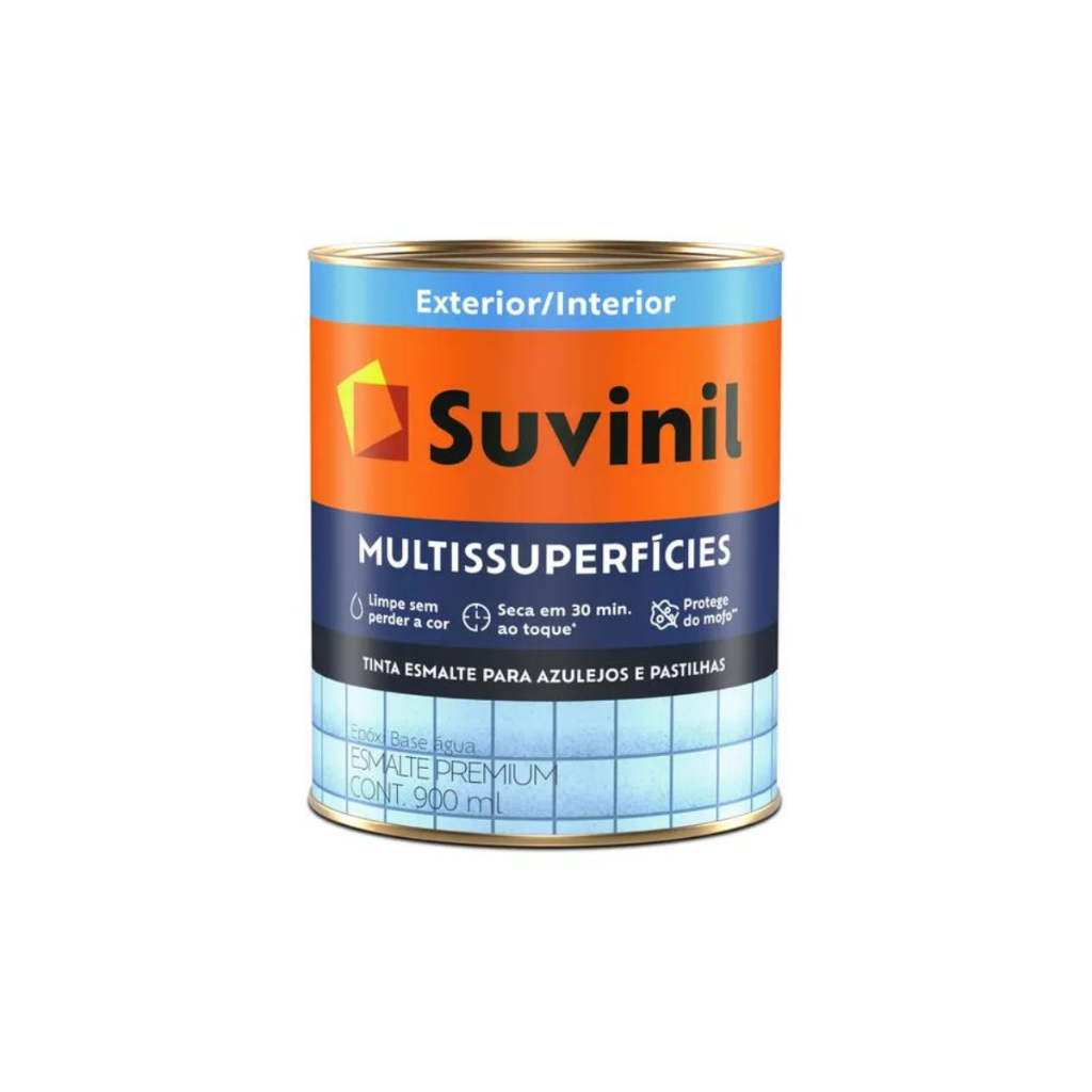 Tinta Epóxi Multissuperfície Acetinado Branco 900 Ml Suvinil em Oferta na Shopee