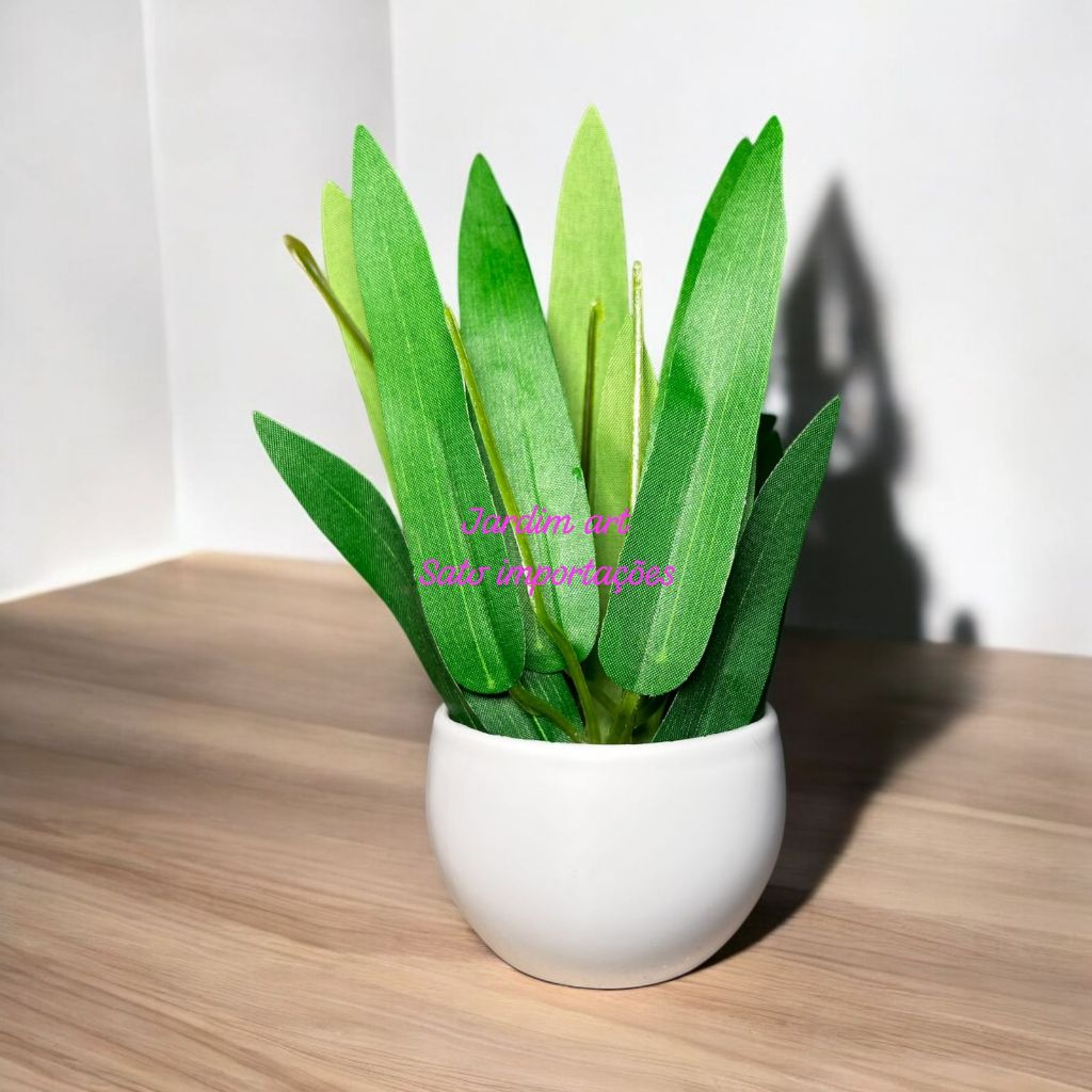 Trio de Vasos Bolinha com Folhagem de Bambu – Ideal para Sala e Quarto