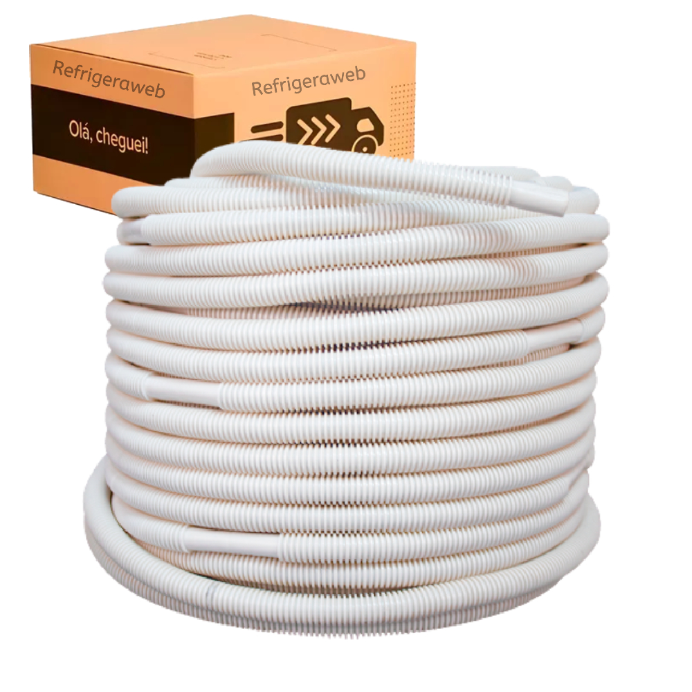 Mangueira Dreno Ar Condicionado 1/2 Conector Liso 4,80mt-7,20mt -9,60mt-19,20 mt