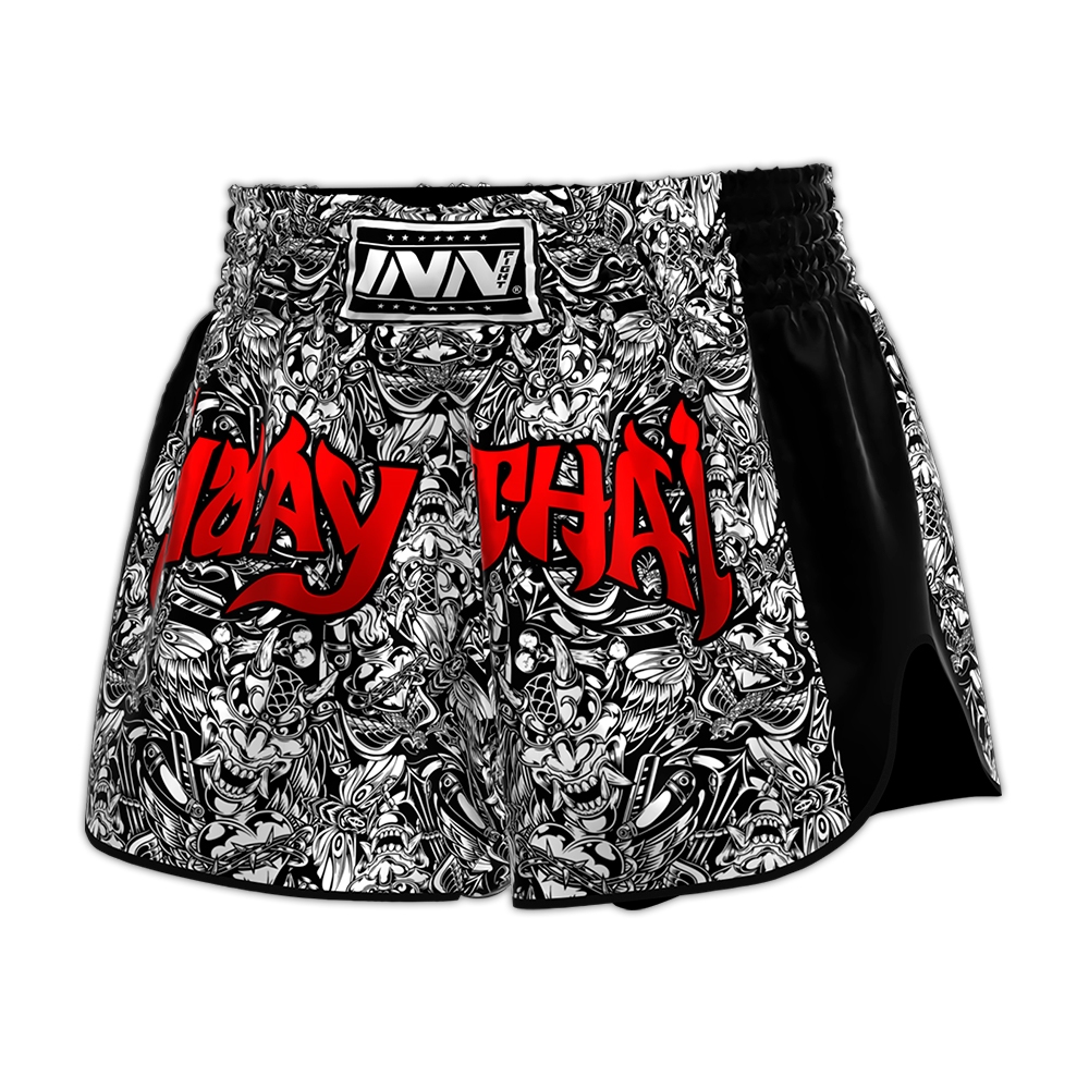 Short Muay Thai Champion Demon Hunter Unissex