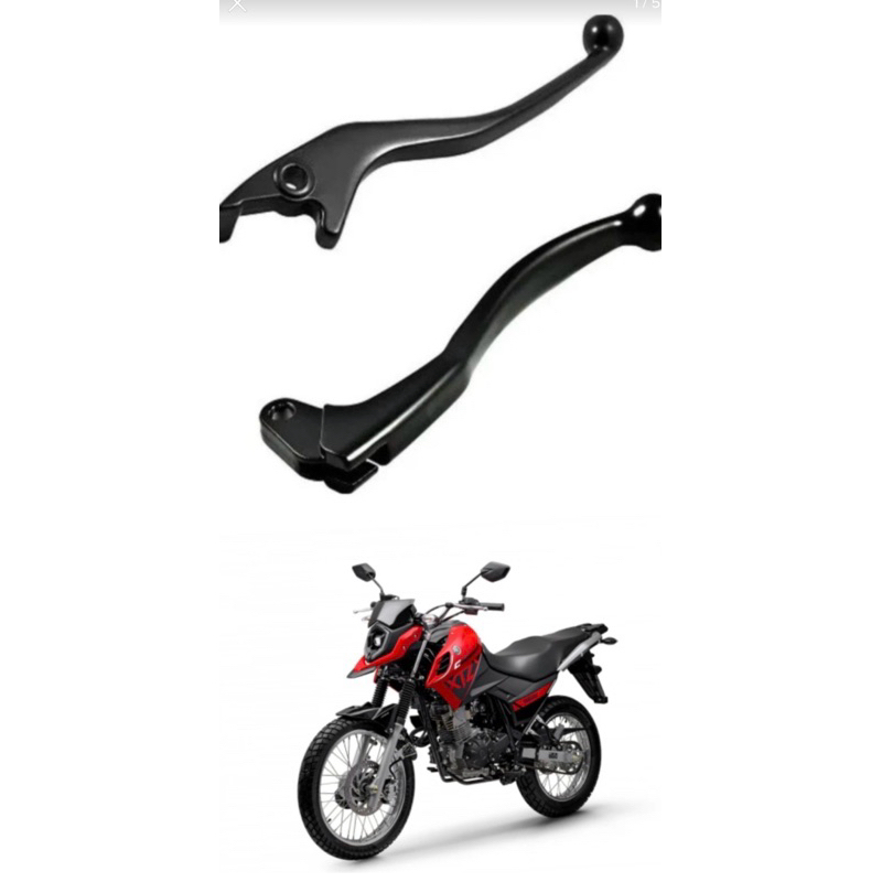 Par Manete Freio Embreagem Preto Xtz 150 Crosser Yamaha em Oferta na Shopee