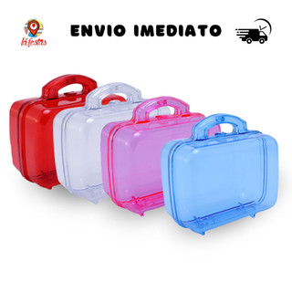 Maleta Pequena Várias Cores (Kit c/ 10 Unidades)