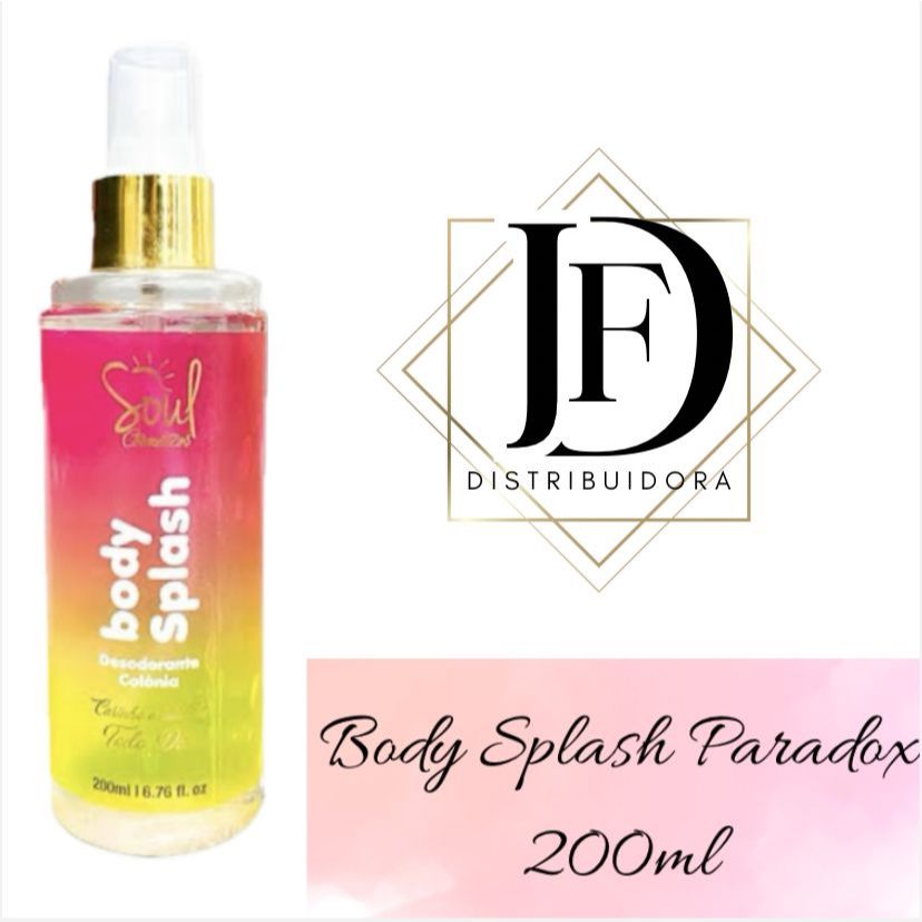 Soul Cosmeticos Desodorante Colonia Body Splash Paradox  200ml