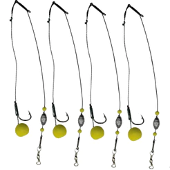 Chicote Pesca Americano Carpa Cabeçuda Carpa Capim Pescaria Com Essência De Banana Cartela com 4 pçs - Summer