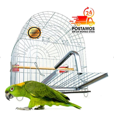 Gaiola Soplex Grande Casa Para Papagaio Grande Maritaca Loro Cacatua Ring Neck Poleiro Moradia