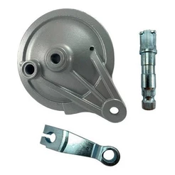 Espelho Freio Tampa Cubo Braço Freio Eixo Patim Traseiro Roda Traseira Biz 100 110 125 Pop 100 110i