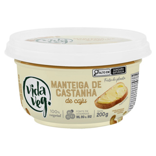 Manteiga de Castanha De Caju Vida Veg 200g em Oferta na Shopee