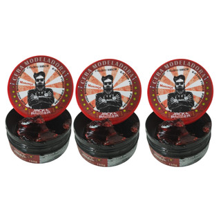 KIT 3 Cera Modeladora Jack & Barber Morango Extra Forte em Oferta na Shopee