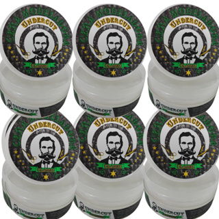 KIT 6 Cera Modeladora Undercut Incolor Classic 150g em Oferta na Shopee