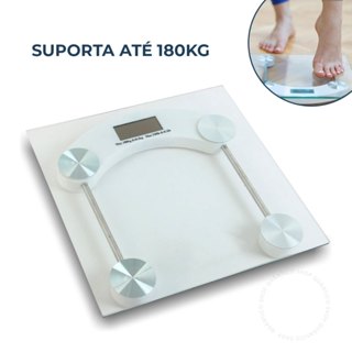 Balança Digital Corporal Vidro Temperado Quadrada Alta Precisão em Oferta na Shopee