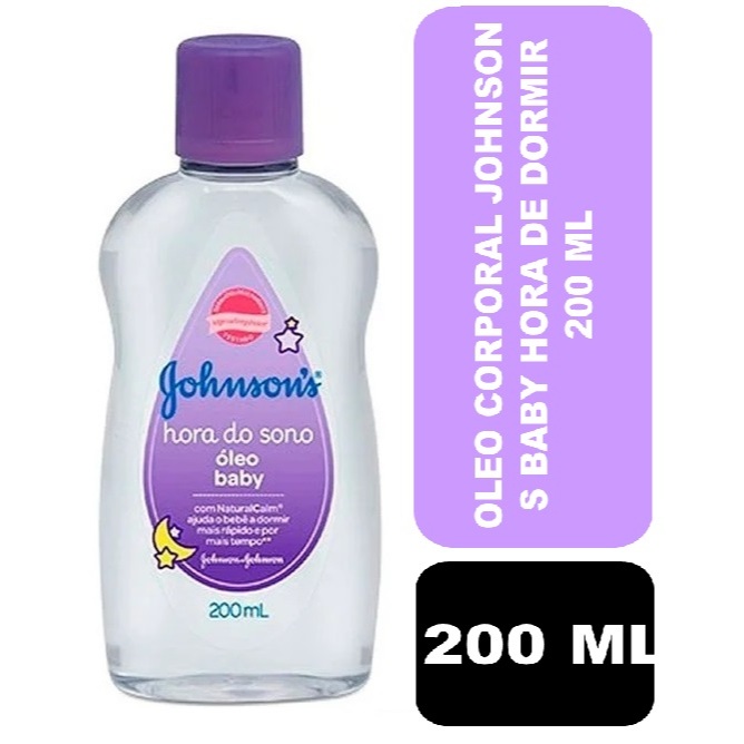Óleo Corporal Johnson's Baby Hora do Sono 200ml