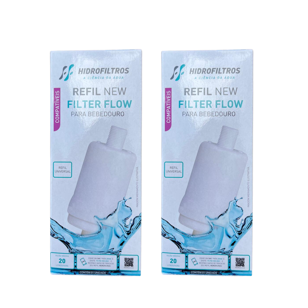 2 Refil Filtro De Água Bebedouro De Pressão Ibbl Bag40 Bag80