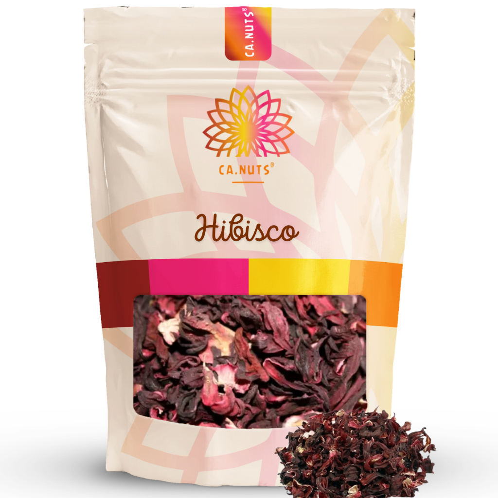 Hibisco Flor Desidratada Chá Ca.Nuts | Linha de Chás Ca.Nuts | Marca Ca.Nuts