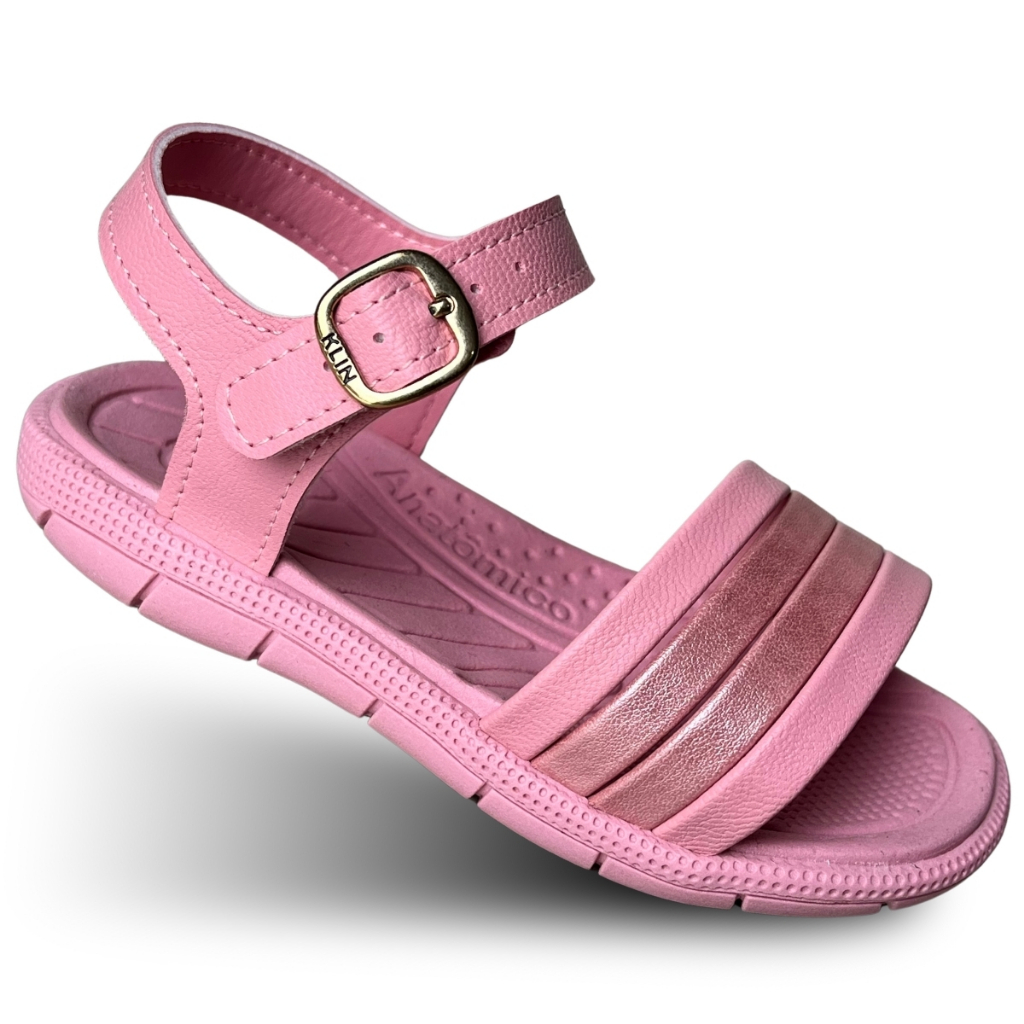 Sandália Infantil Feminina Klin Tic Tac Papete Para Menina Com Fivela Anatômica 171200 em Oferta na Shopee