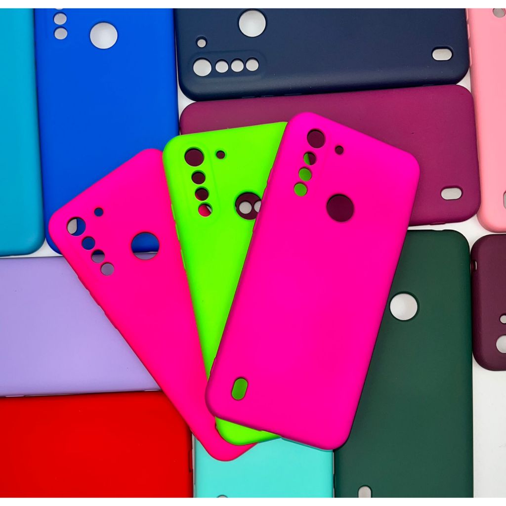 Capa para Motorola G8 POWER LITE Silicone Proteção de Câmera Interior Aveludado Macia TPU Premium em Oferta na Shopee
