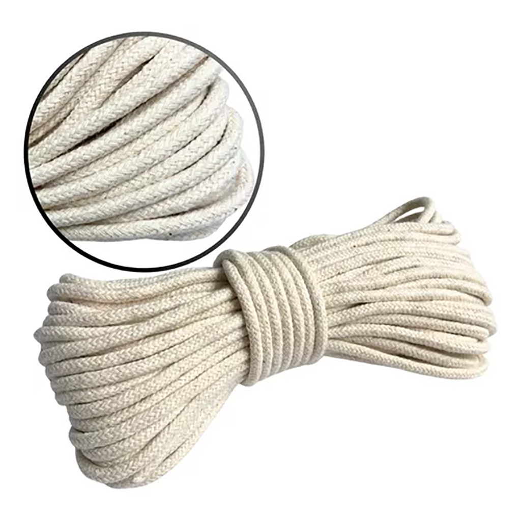 Corda de Algodão 15 Metros X 4mm Trifixi em Oferta na Shopee