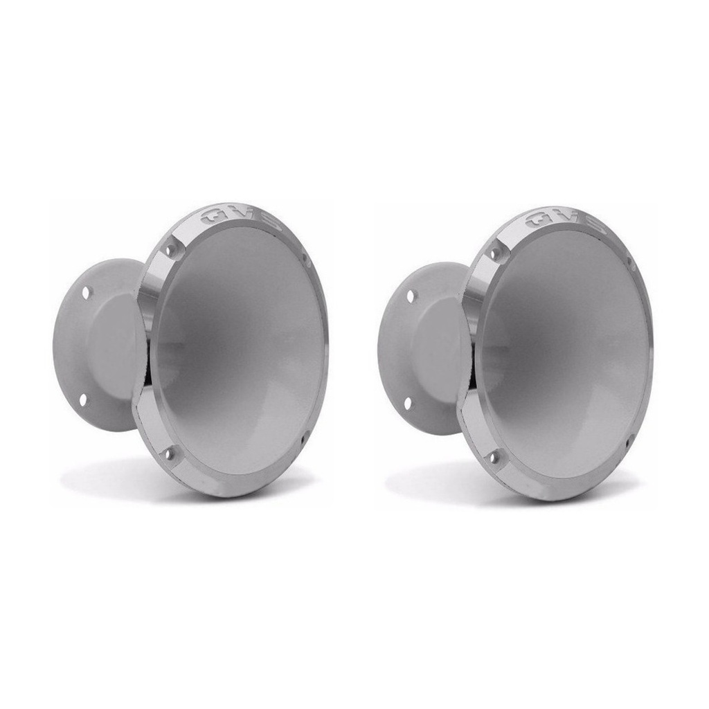 2 Cone Jarrao Aluminio Qvs 1450 Jbl 1450 Trio Branca 2 Polegadas - Serve em D405 QVS 430 Corneta