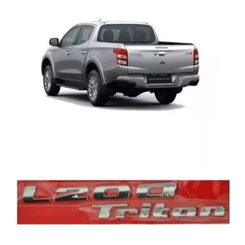 Emblema Cromado Mitsubishi L200 Triton 2008 A 2017