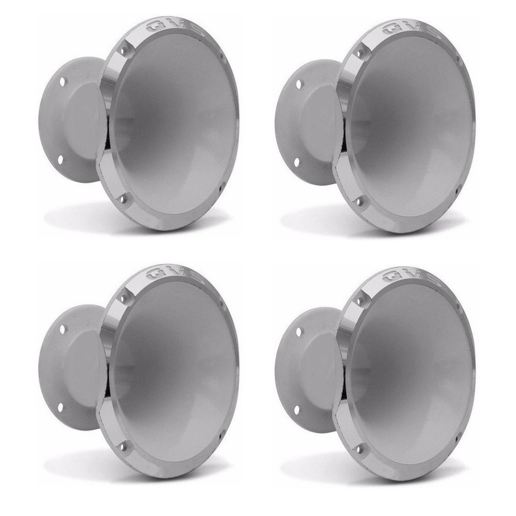4 Cone Jarrao Aluminio Qvs 1450 Jbl 1450 Trio Branca 2 Polegadas - Serve em D405 QVS 430 Corneta