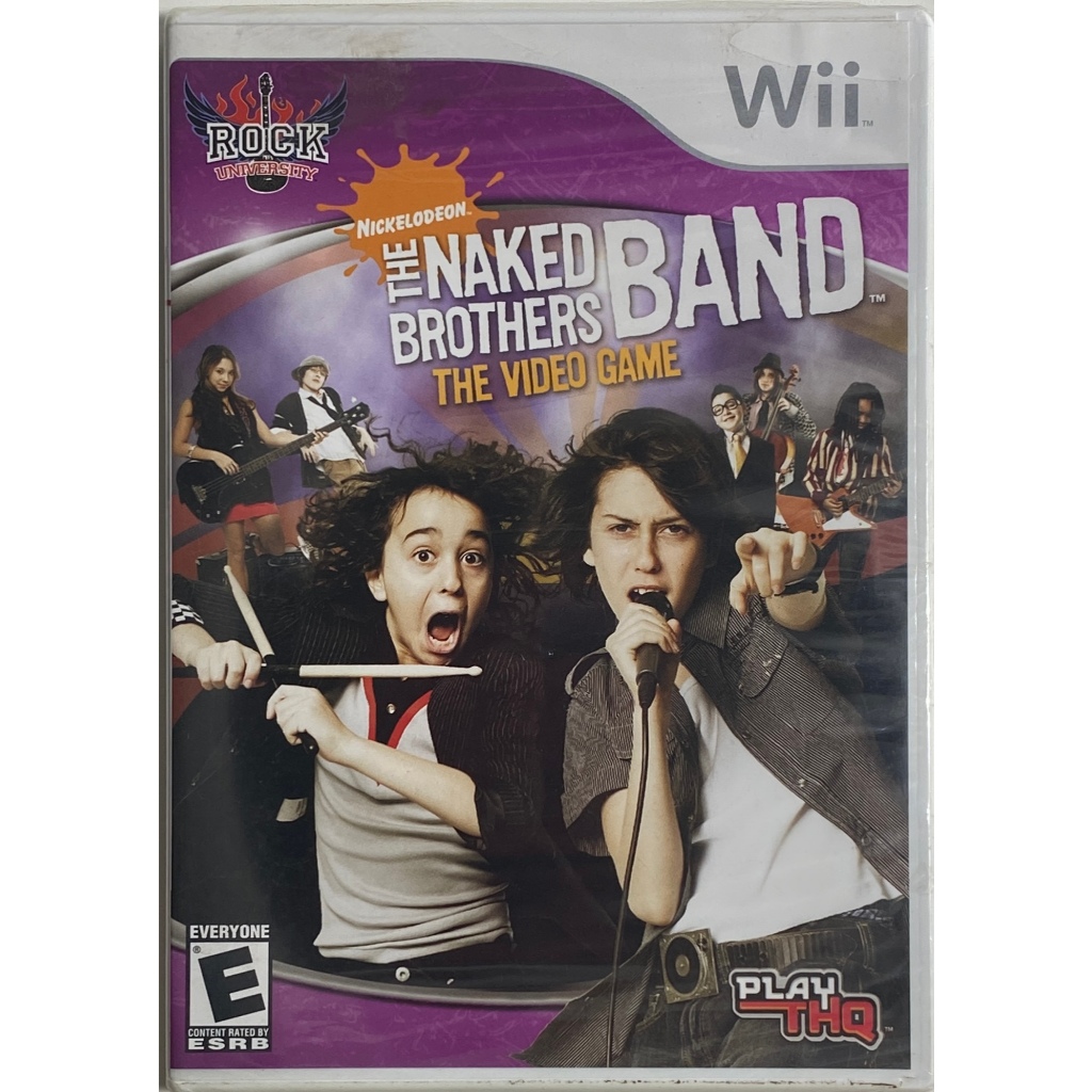 The Naked Brothers Band - Nintendo Wii - Lacrado - Original - Mídia Física