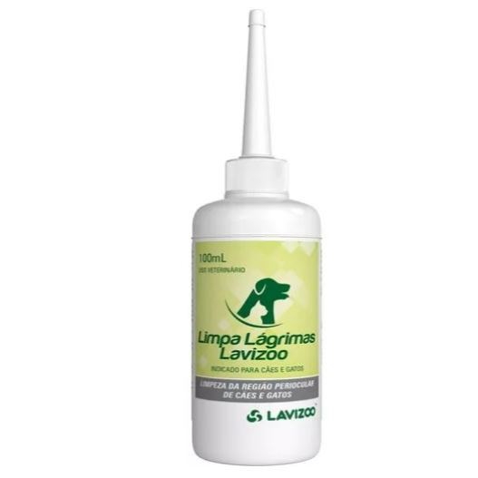 Limpa Lágrimas Acida Cães E Gatos 100ml Lavizoo