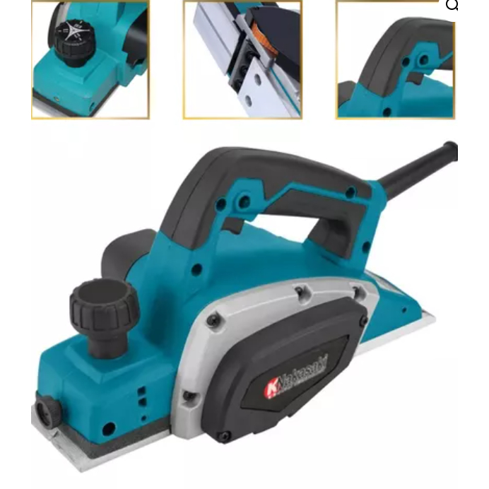Plaina Elétrica Nakasaki Profissional Para Madeira 800W 16500 RPM
