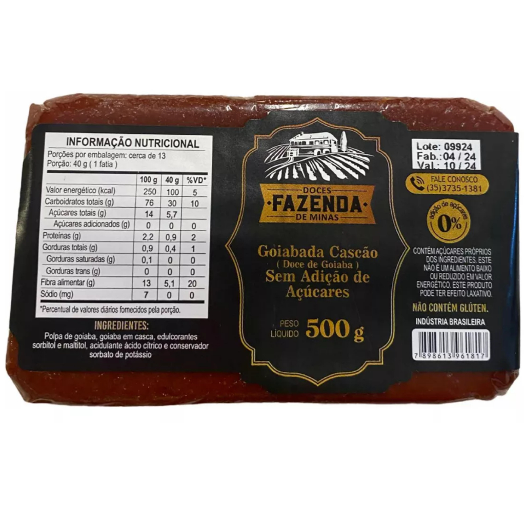 Goiabada Zelia Zero Açúcar - Comprar com Melhor Preço em Essenciais para Assar