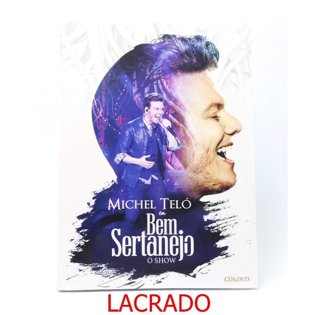 CD + DVD Lacrado Michel Teló Em Bem Sertanejo O Show / 1 CD 1 DVD