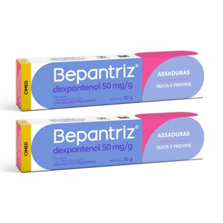 Kit 2 Bepantriz Pomada Dermatológica Dexpantenol com 30g em Oferta na Shopee
