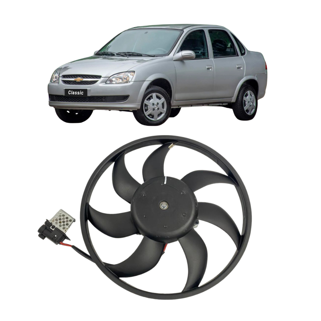 Eletro Ventoinha Eurus Gm Classic 2011 2013 2015 2016 Com ar