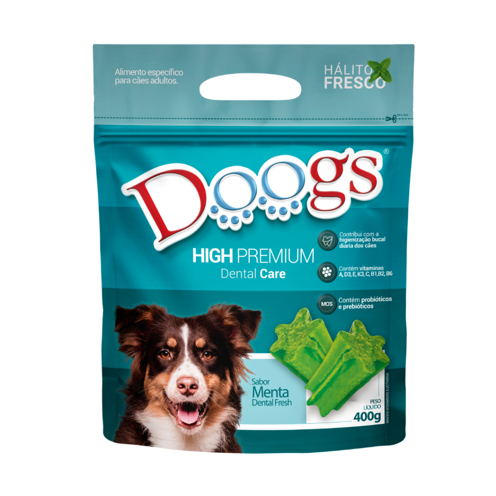 Bifinho Para Cachorro Dental Care Stick Sabor Menta 400g