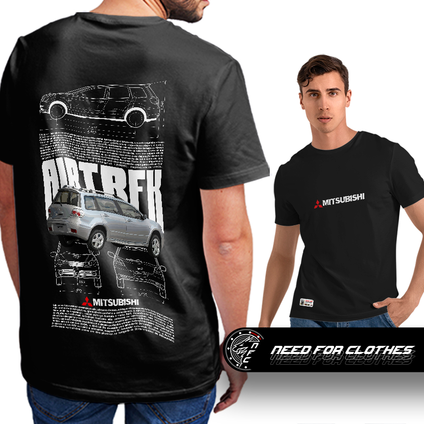 Camiseta Mitsubishi Airtrek, SUV, Performance, Automobilismo, Algodão
