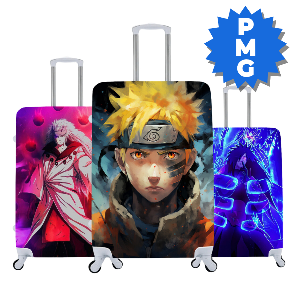 Capa De Mala Naruto Protetora Elastica para 10kg 23Kg ou 32Kg (01)